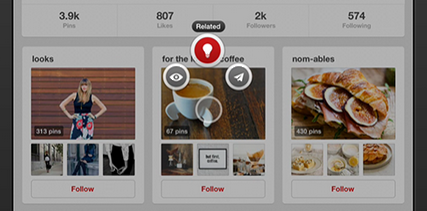 Finding related boards on Pinterest - BornToBeSocial.com