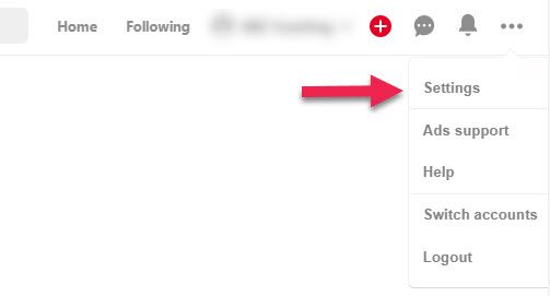 How to update Pinterest Profile